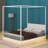 Andenwood Canopy Bed, LED Platform Bed-2013775968
