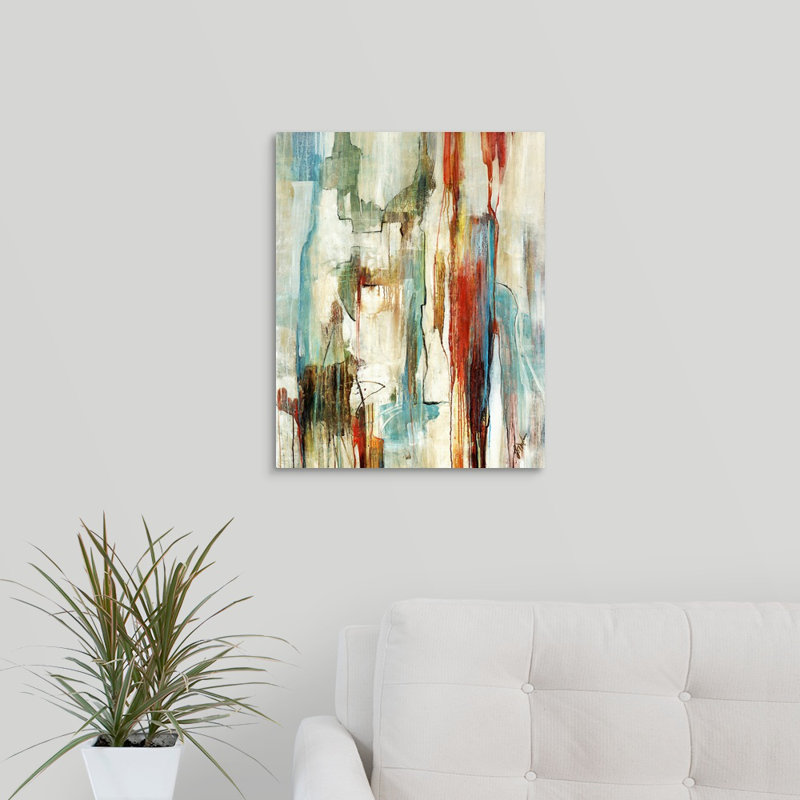 'Fragments II' Print, 20" H x 16" W x 1.5" D, Wrapped Canvas