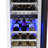 KoolMore Reserve 18 in. 68-Bottle Panel Ready Premium Column Wine Cooler Refrigerator with 14 Shelves (KM-PRC-W18)