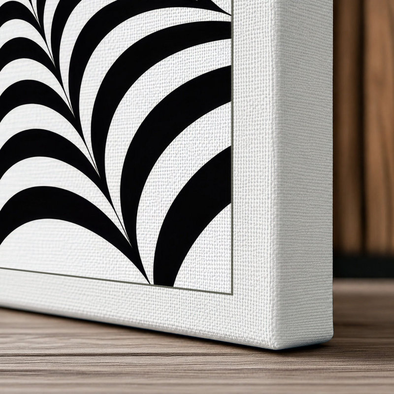 Optical Illusion Web Abstract - Wrapped Canvas, 18x12 - 45.7 x 30.5 cm, White Border