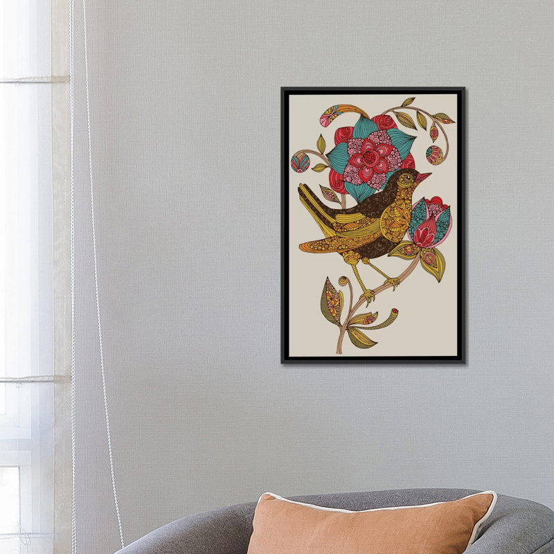 Cindy, impression sur toile tendue, H 26 po x l 18 po x P 1,5 po, Toile avec cadre noir