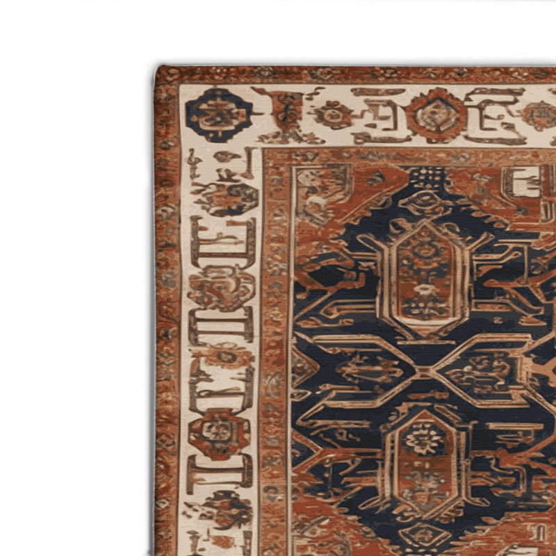 Tapis intérieur et extérieur ArtDeco, Rectangulaire 8 pi x 10 pi