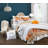 Reyna Microfiber Ruffle Skirt Bedspread Set-2028796961-2028797018