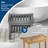HDPE Waterproof Shower Bench with Storage for Bathtub and Spa-688836309