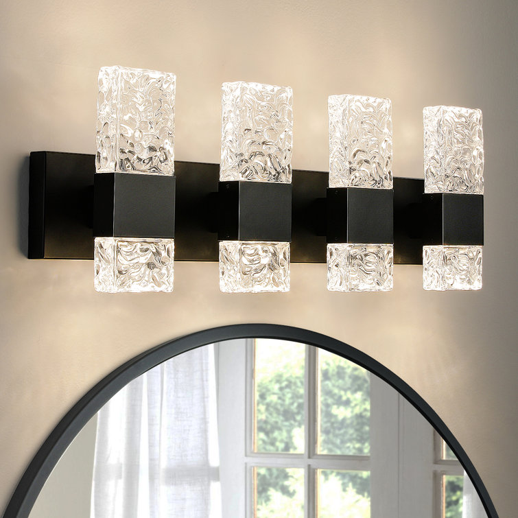 Luxcien Dimmable Crystal Bathroom Vanity Light