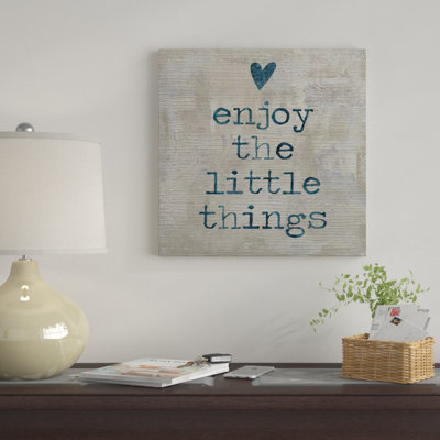 « adore the little things i », impression sur toile