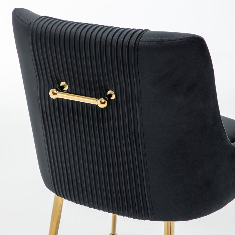 Chaise d'appoint Elian, Noir, noir, noir, noir, 6