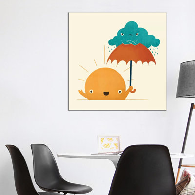 Lighten Up 1 Piece Wrapped Canvas Wall Art