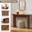 Narrow Entryway Console Table, 43.3" Fluted W...