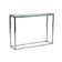 Shreya Glass Top Console Table