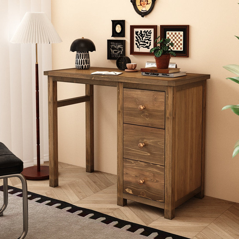 Bucoli Solid Wood Standard, Brown/Vintage Oak