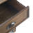 Bedside Table - Rustic Natural Aged Brown