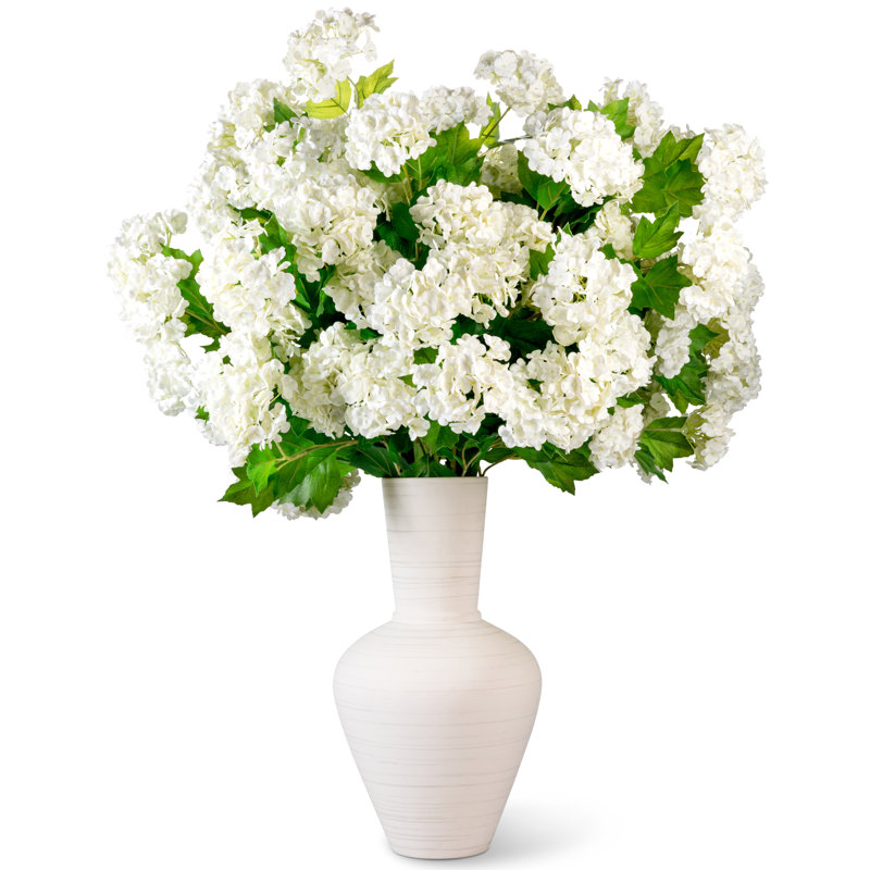 Rhea Realtouch Snowball Hydrangea Arrangement