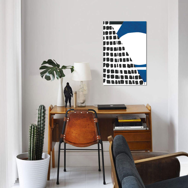 «Memphis, H 26 po x l 18 po x P 1,5 po, Toile tendue, Pas de tapis