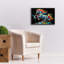 «Horse Graffiti Style» par Rey Klimt, art mural sur toile, 16 po x 12 po-1447424158