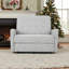 Fauteuil inclinable manuel en tissu d'ameublement durable-2091677875