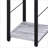 Desks, Modern Antique White and Black 2-Shelf Rectangular Writing Desk | Wood+Metal-721700274