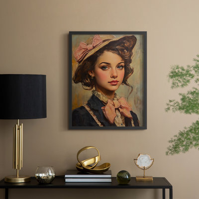 Reproduction encadrée WOMEN Series CLXV III - bois massif