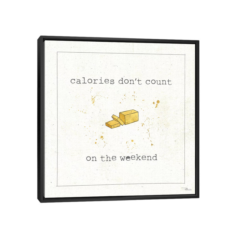 « calories minnies i » par "pela studio, impression sur toile tendue, H 37 po x l 37 po x P 1,5 po, Toile avec cadre noir