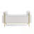 Velvet Upholstered Bench with flip top Storage and metal legs-2027827448