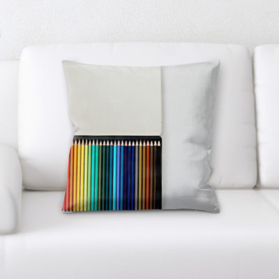 ARTS CRAFTS Coloured Pencils In a Box Pillow