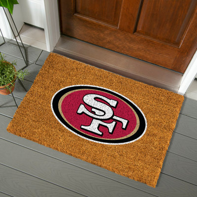 San Francisco 49ers Large Full Color Coir Mat, 36"x24"