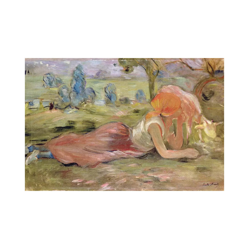 The Goatherd, 1891 1 Piece Wrapped Canvas Painting, 20.32cm H x 30.48cm W x 1.905cm D