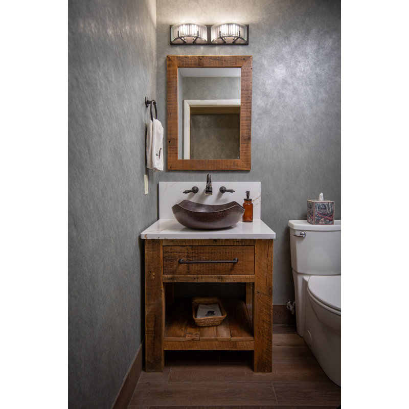 Lavabo de salle de bain vasque en métal Arched Edges