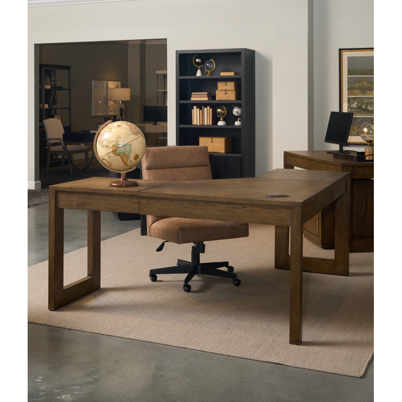 Bureau en coin Westwood, Brun