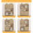 5 Cube Bookshelf With 2 Doors, Wood Bookcase With Storag...