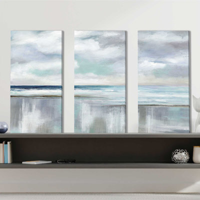 " Cyan Sunrise " 3 - Pieces