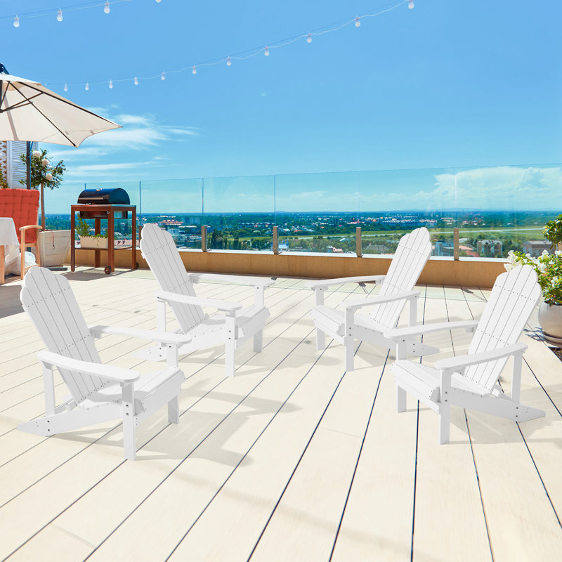 Chaise Adirondack Bergenfield, Blanc