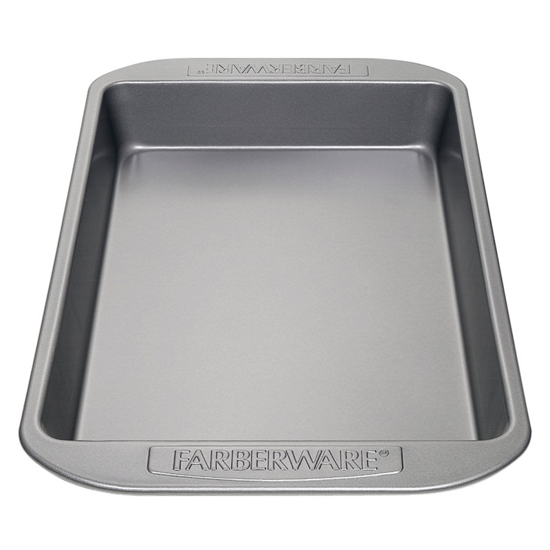 Gray Nonstick Heavy-Duty Rectangular Cake Pan 13" x 9"