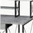 Amiel All Purpose Gray Finish Writing Desk