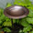 18" Classic Copper Birdbath with Tulip Stand