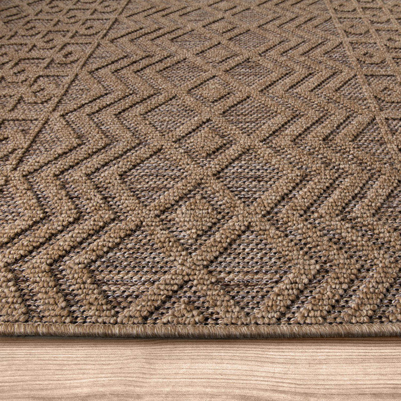 Lacharite Indoor / Outdoor Rug, Rectangle 5'3" x 7'3"
