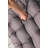 Dark Gray Cushion Egg Chair With Stand-1613550345