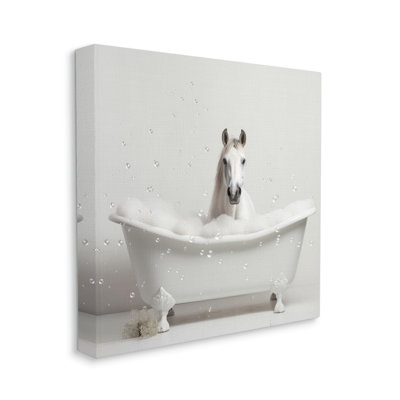 " Trinx Horse Bubble Bath " by Lazar Studio
