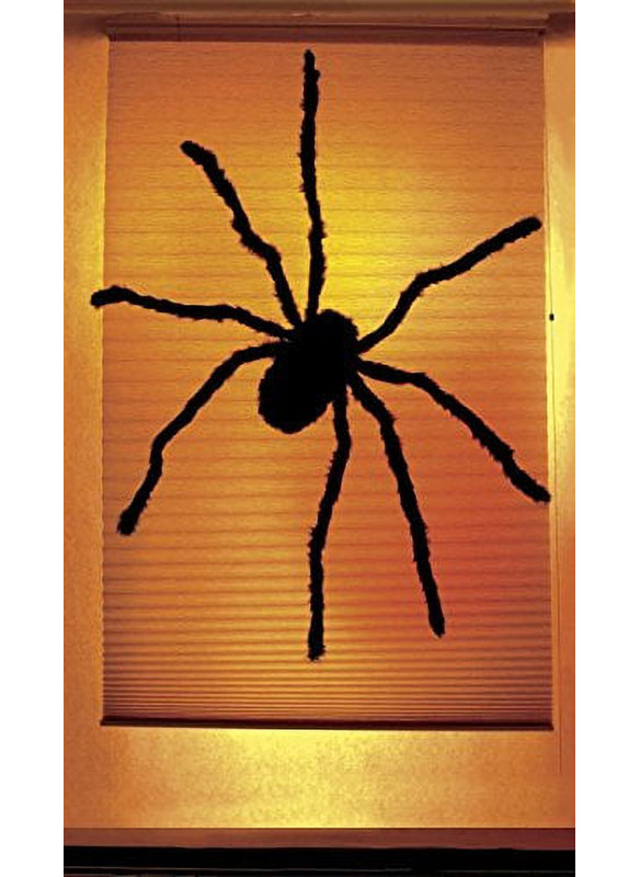 Affiche de fenêtre d'araignée d'Halloween The Holiday Aisle® - Affiches de peinture pour décoration murale