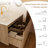 Floating Wall-mounted Vanity Mdf Modern Bathroom Use - Walnut