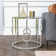 Chequetta Glass End Table