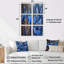 Figurines murales monochromes bleues, Ethereal Dream-1175331105-1175331118