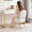 Petit fauteuil de coiffeuse blanc avec dossier et rangement, tabouret de maquillage moderne-2112591782-2112591800