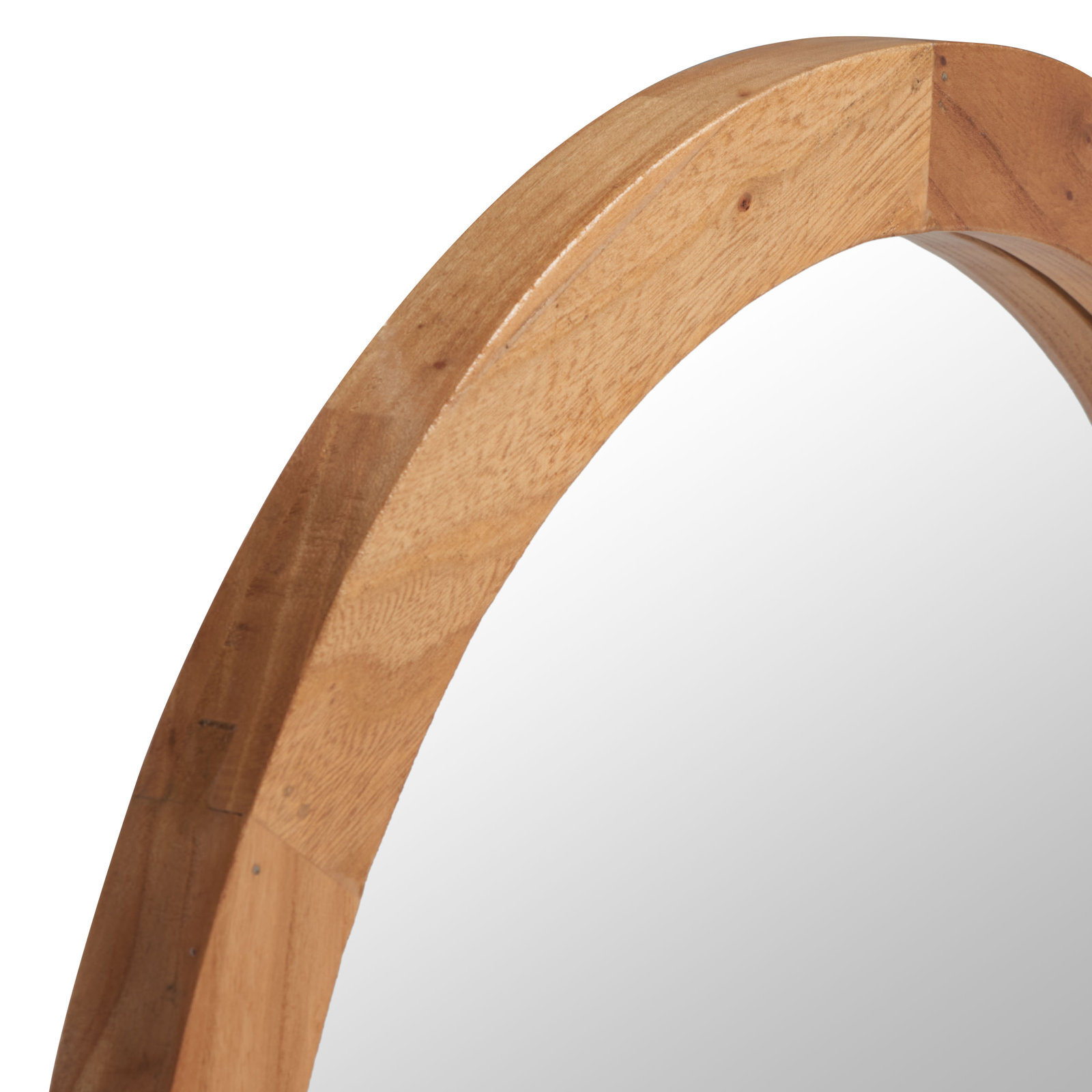Ernesto 24" Accent Mirror, 17.50" x 17.50", Brown