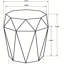 Table d'appoint Pringle Grey-1015477297