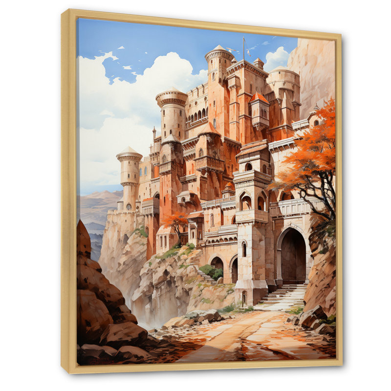 Impression sur toile Fortress Majestic Guardians, Cadre naturel flottant, H 32 po x l 24 po x P 1 po
