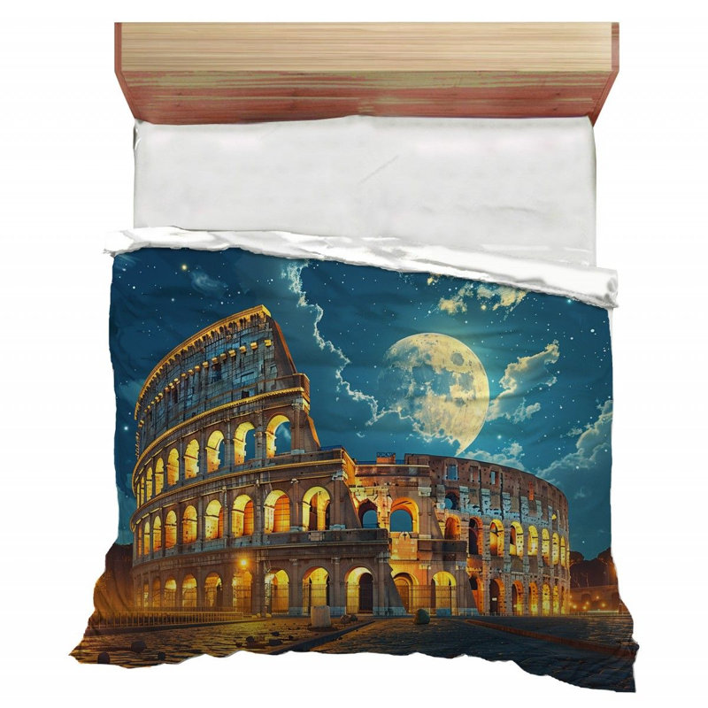 Colosseum Monument Bathroom Comforter, Twin Comforter