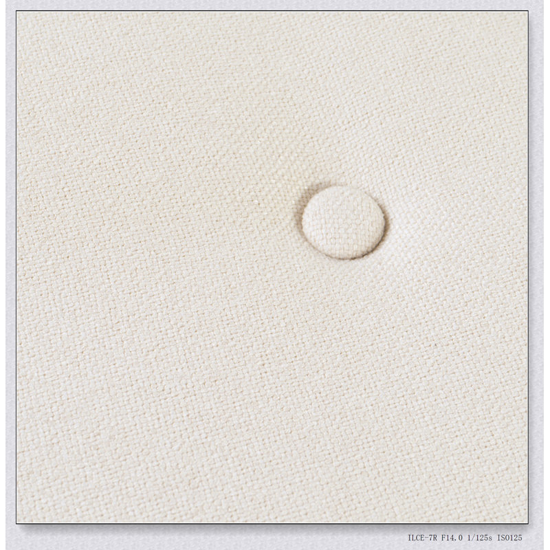 OTTOMAN CHAIR Simple and modern Solid base frame Thick Upholstered