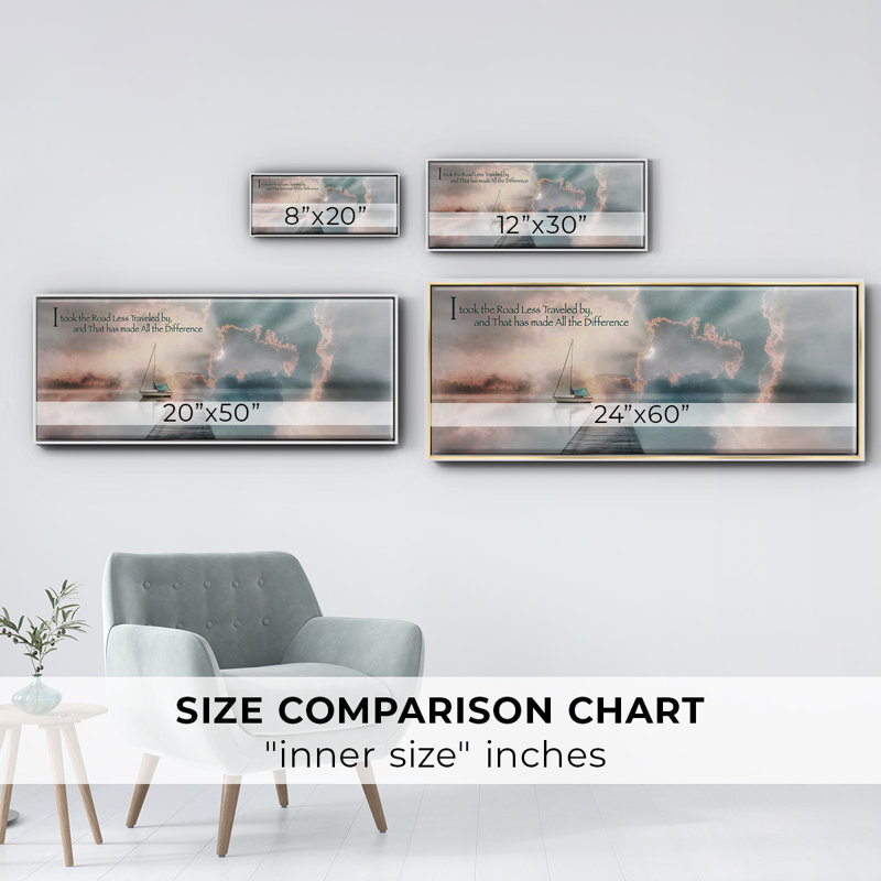 Road Less Traveled- Framed Canvas