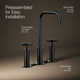 Purist® Widespread Bathroom Sink Faucet with High Cross Handles and High Gooseneck Spout